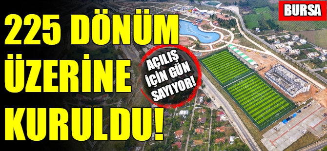 Bursa Vakıfköy Kent Parkı’nda sona doğru