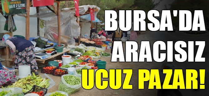 Bursa'da aracısız ucuz pazar!