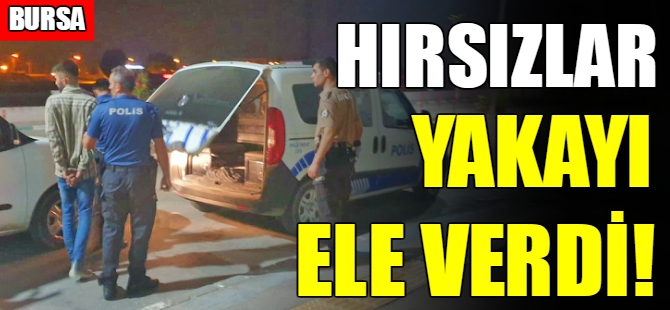 Bursa'da motosiklet hırsızları yakalandı!