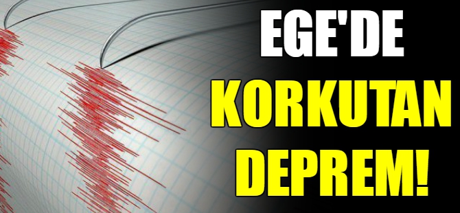 İzmir'de korkutan deprem