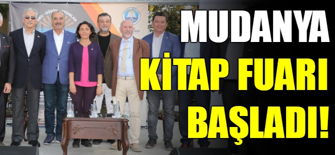 Mudanya Kitap Fuarı kapılarını açtı