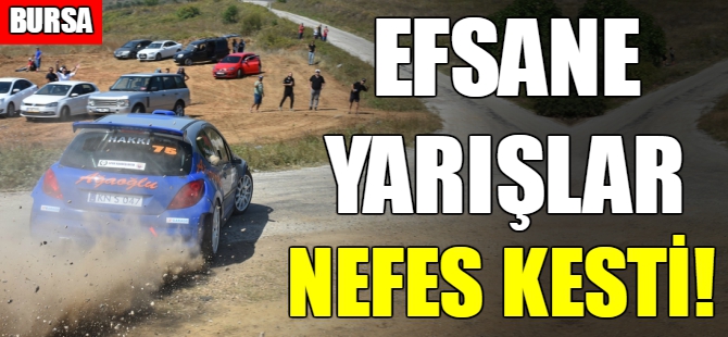 Bursa'da nefes kesen yarışlar!