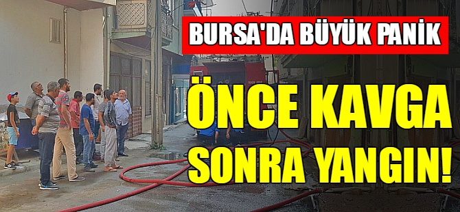 Gemlik'te korkutan yangın!