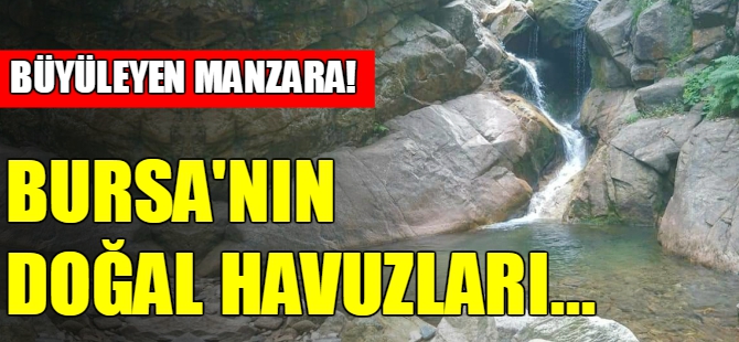Uludağ'daki doğal havuzlar büyülüyor