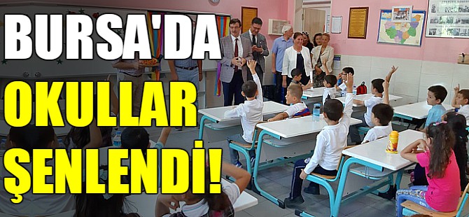 Bursa’da okullar şenlendi