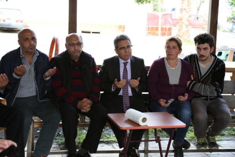 Valisi Cirit'ten Elif Kanlıoğlu'nun ailesine taziye ziyareti