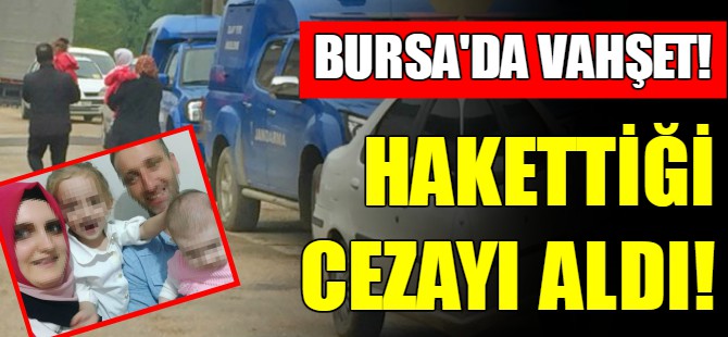 Bursa'da eşini öldüren kocaya müebbet