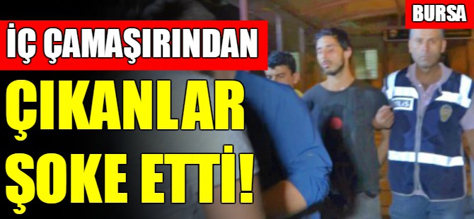 Bursa’da iç çamaşırdan uyuşturucu çıktı