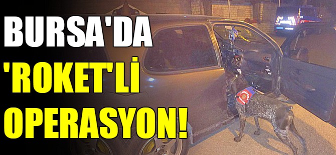 Bursa'da uyuşturucu taciri yakayı ele verdi!