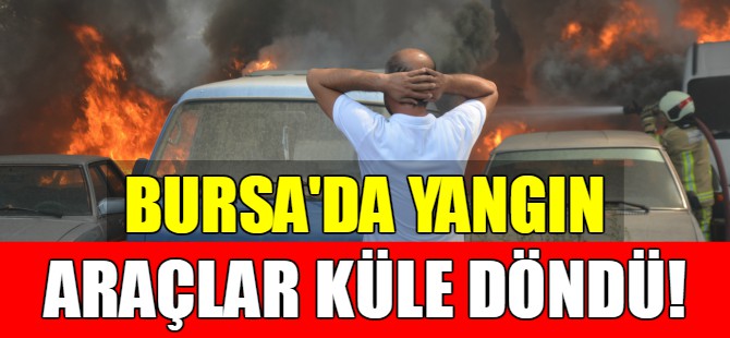 Bursa’da yed-i emin deposunda büyük yangın