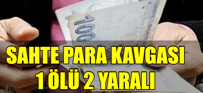 Sahte para cinayeti!