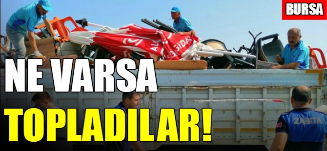 Bursa'da sahil işgâline geçit yok