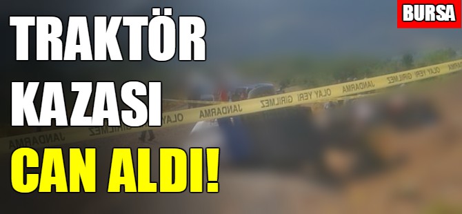 Kullandığı traktörün altında kaldı