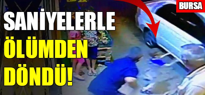 Bursa'da küçük çocuk ölümden döndü