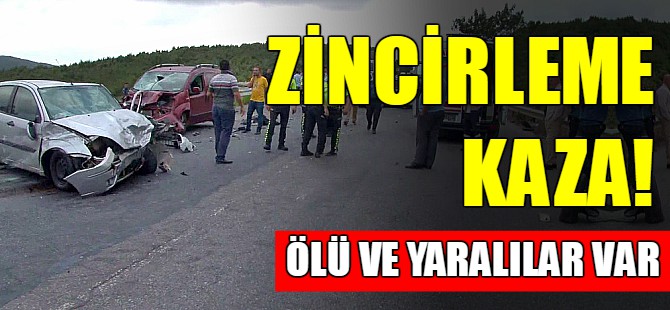 Zincirleme kaza dehşeti!
