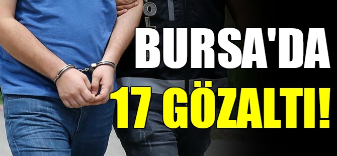 Bursa'da narkotik operasyon!