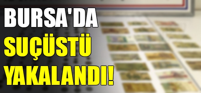 Bursa'da tarihi eser satıcısına suçüstü