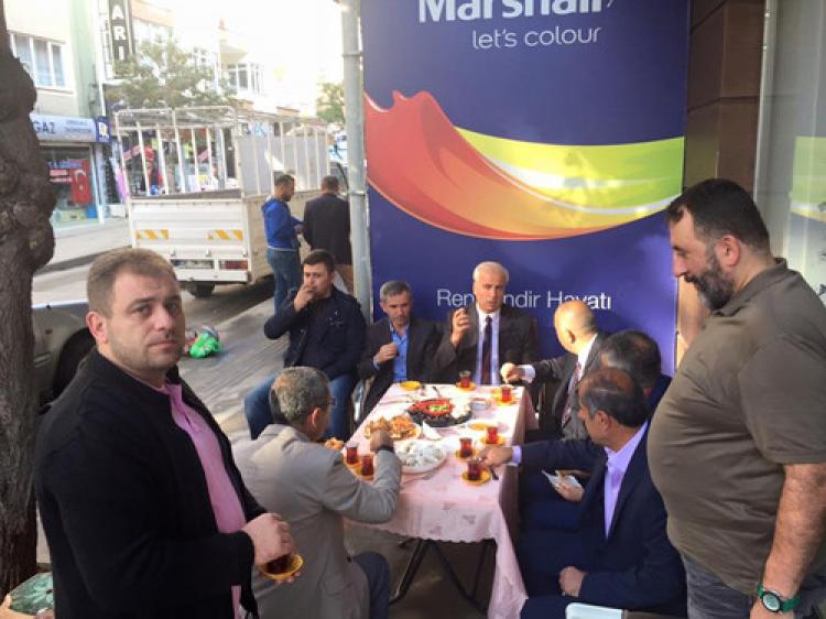 Kırıkkalelili iş adamının kahvaltısına herkes davetli