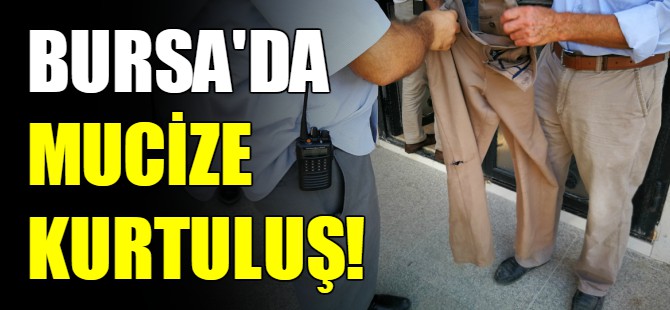 Kurşun pantolonunu delip geçti!