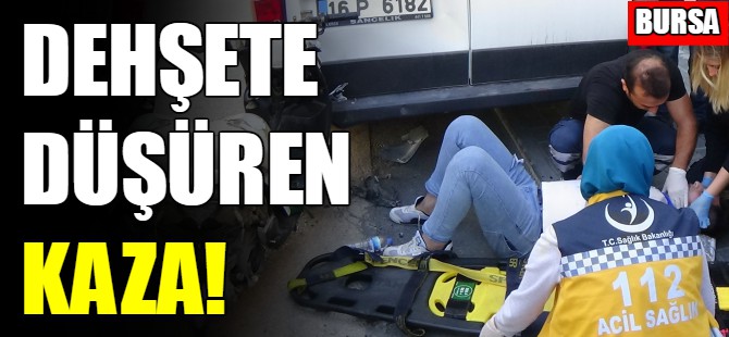 Bursa'da motor kazası!