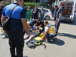 Bursa'da okul yolunda kaza!