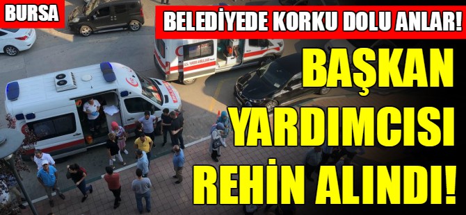Belediyede korku dolu anlar!