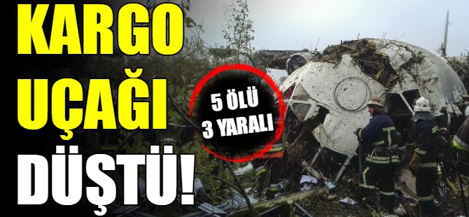 Kargo uçağı düştü!