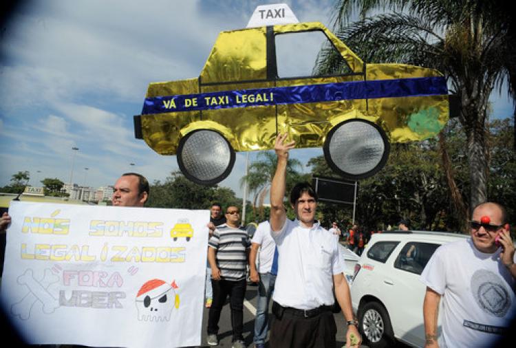 Uber projesi Brezilya'yı da karıştırdı