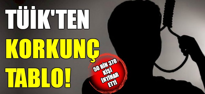 İşte TÜİK'in intihar verileri!