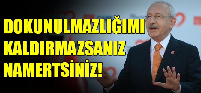Beni susturmak istiyorlar!