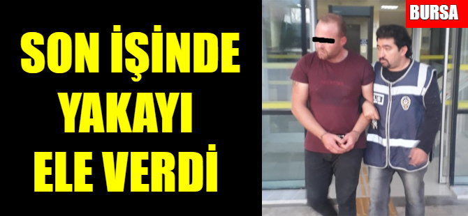 Bursa'da otomobil hırsızı yakalandı