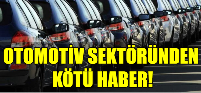 Otomotiv üretimi azaldı
