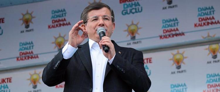 Davutoğlu Bursa'da muhalefeti eleştirdi