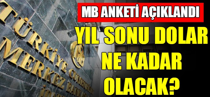 MB anketi açıkladı