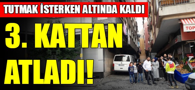 Tutmak isterken altında kaldı