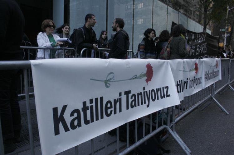 New York'ta Ankara protestosu