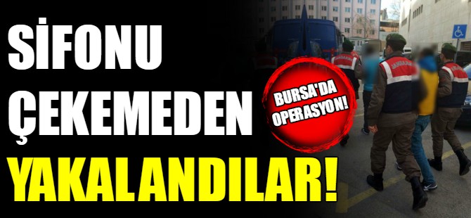 Bursa'da uyuşturucu operasyonu