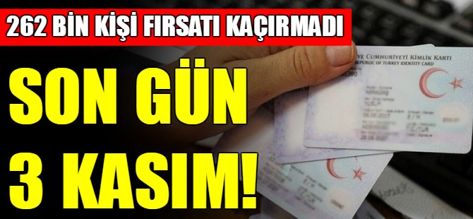 Son gün 3 Kasım