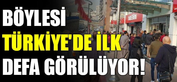 Böylesi de Türkiye’de ilk defa görüldü