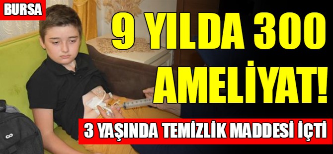 Temizlik maddesi içti!