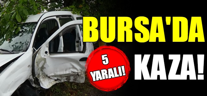 Bursa'da kaza!