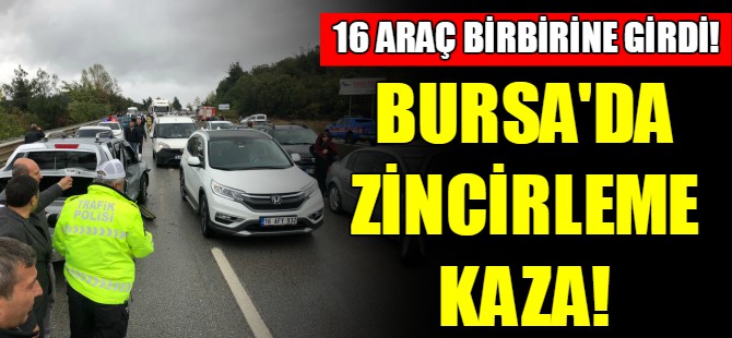 Bursa'da sis faciası!