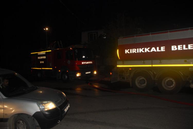 Kırıkkale'de korkutan yangın