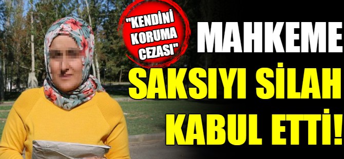 Şiddet gören kadına 'kendini koruma' cezası