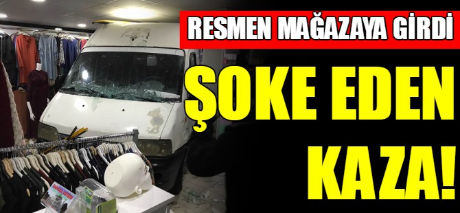 Şoke eden kaza!