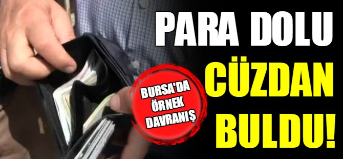 Bursa'da örnek davranış