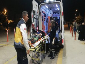 Bursa'da motosikletli kurye yaralandı