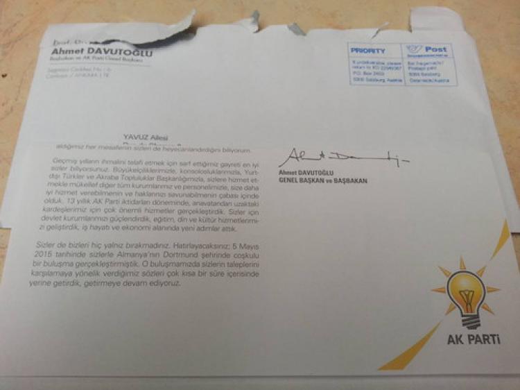 AK Parti'nin mektup krizi Belçika’ya sıçradı