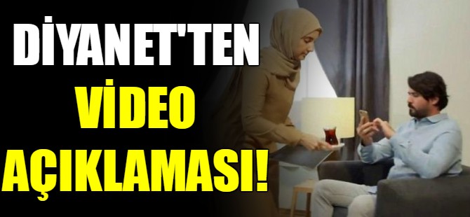Diyanet'ten video açıklaması