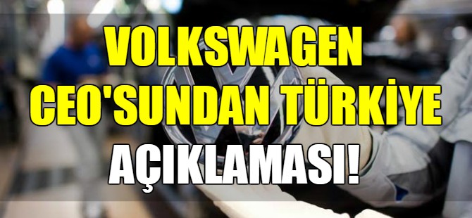 Volkswagen CEO'sundan açıklama!